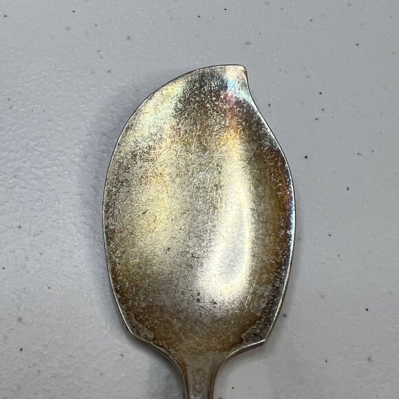 Vintage Crown Silverplate Jelly Spoon Radiance Pattern 6" Silver Plate Flatware - Picture 2 of 7
